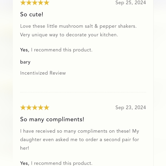 Anthropologie x Nathalie Lete Mushroom Salt & Pepper shakers - autumn hues - Picture 8 of 14